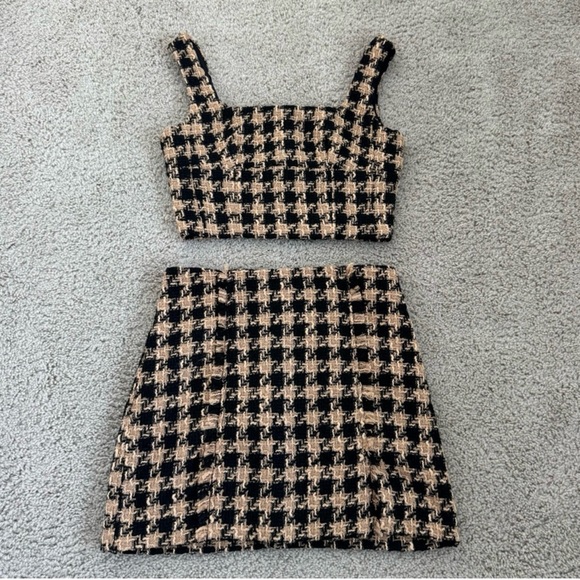 House of Harlow 1960 Tops - House of Harlow 1960 Tweed Crop ONLY Top